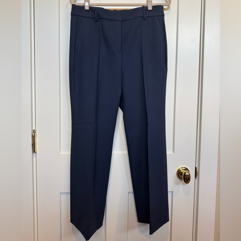 J. Crew Women's Carreman Navy Trousers